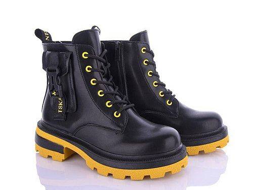 Ботинки Violeta 197-36 black-yellow оптом в магазине Violeta-Wonex