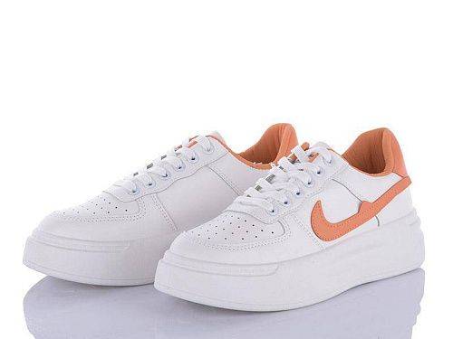 Кроссовки Violeta 172-40 white-orange оптом в магазине Violeta-Wonex
