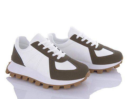 Кроссовки Violeta 149-9-7 white-olive оптом в магазине Violeta-Wonex