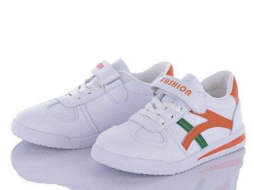 Кроссовки Violeta Y69-A01 white-orange оптом в магазине Violeta-Wonex